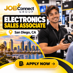 Electronics Sales Associate - City: San Diego, CA