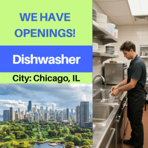 Dishwasher - City: Chicago, IL