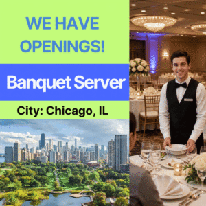 Banquet Server - City: Chicago, IL