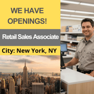 Retail Sales Associate - City: New York, NY
